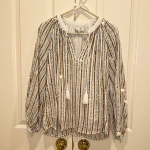 Shiny beautiful blouse